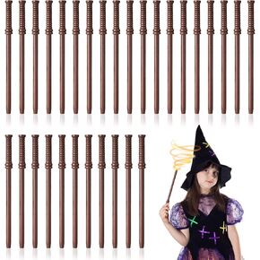 Joyibay 30pcs Wand Pencils, Wizard Wand Pencils Halloween Pencils For Kids Theme Birthday Goody Bag Filler Favors for Teen Kids Tween Boys Girls School Rewards Gift