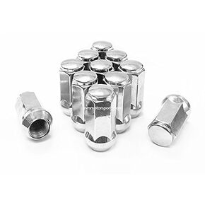 (20 pcs) 7/16 Lug Nuts Bulge XL Acorn Chrome ¦ 1.9" Long ¦ 3/4" HEX ¦ Most GM Chevy Oldsmobile 7/16-20