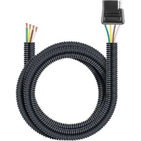 Curt Manufacturing 55411 Vehicle-Side Custom 4-Pin Trailer Wiring Harness, Fits Select Chevrolet Astro, Blazer, Oldsmobile Bravada, GMC Jimmy, Safari , Black