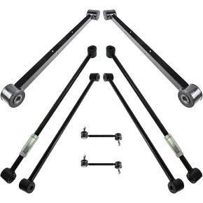 Rear Control Arm Sway Bar End Link Suspension Kit Set 8pc for Century Grand Prix Regal Impala Monte Carlo