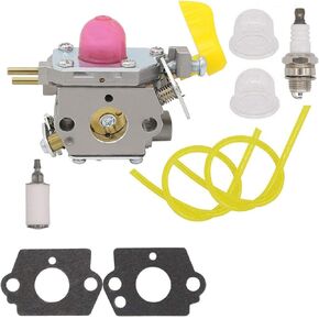 Compatible with C1U-W45 545180811 Carburetor with Primer Bulb for Poulan BVM210VS SM210VS Leaf Blower