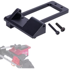 SCX10 III Servo Mount,Alminum Front Axle BAT Servo Mount Low Center of Gravity for 1/10 RC Car SCX10 III AR45P Portal Axle LCG Chassis Upgrade Parts (Black)