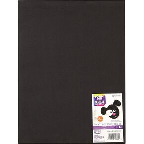 Foam Sheet 9"X12" 6mm-Black 1 Sheet