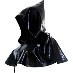 Metallic Medieval Cloak Men Women Hooded Cape Haunted Wizard Cloak Halloween Costumes