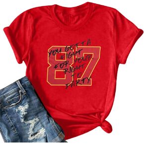 Football Shirt for Women Game Day T-Shirt Sunday Funday Shirt Funny Football Season Short Sleeve Tops