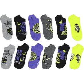 Disney The Haunted Mansion Women's Low Cut No Show Ankle Socks Mix and Match 6 Pair Pack