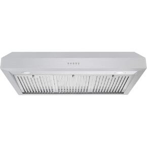 COSMO UMC30 Ducted Under Cabinet Stainless Steel Range Hood with 380 CFM, Permanent Filters & LED Lights, 30 inch in Saudi Arabia