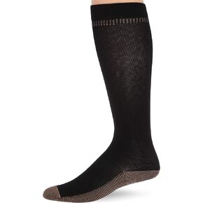 Travelon Med. Copper Infused Compression Socks, Dark Brown, One Size