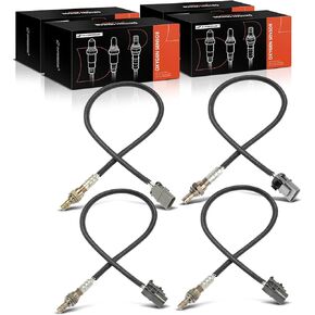 A-Premium O2 Oxygen Sensor Compatible with Nissan Frontier 2001-2002, 3.3L, Upstream and Downstream, 4-PC Set, Replace # 2269064U06, 226904M200