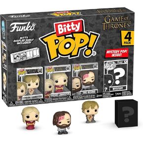 Funko Pop! Bitty: Game of Thrones - Tyrion Lannister, Cersei Lannister, The Hound, & Mystery Chase Figure (Styles May Vary)