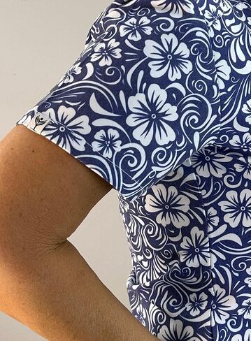 IRONIK Scrubs Professional Grade Womens Scrub Top with 3 Pockets, Stretchy, Non-Wrinkle Long Lasting in Saudi Arabia