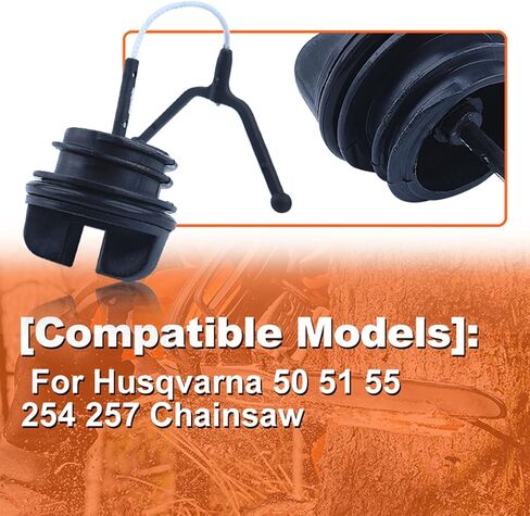 غطاء الزيت وغطاء الوقود مجموعة خرطوم خط الفلتر لمنشار Husqvarna 50 51 55 254 257، غطاء الوقود، غطاء الزيت، فلتر الوقود، خط الوقود in Kuwait