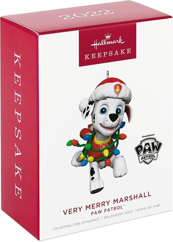 Hallmark Keepsake Christmas Ornament 2023, Paw Patrol Rubble's Special Delivery, Gifts for Kids in Saudi Arabia