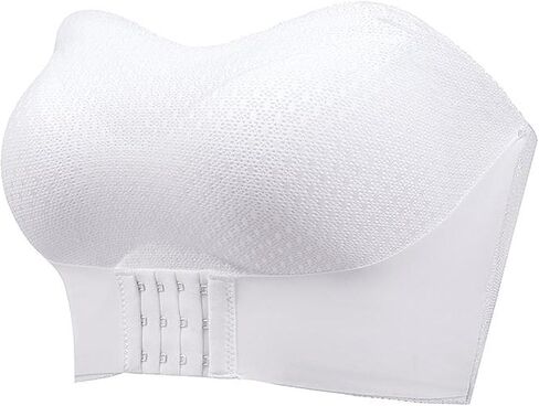 Strapless Bandeau Bra Non-Slip Strapless Push Up Bras for Women Wireless Tube Top Bra Plus Size Strapless Bralette in Saudi Arabia