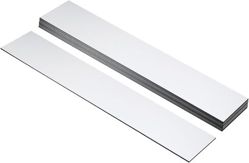 PATIKIL 10x2inch Blank Name Plates, 10Pcs Custom Engraved Name Plate Rectangle Laser Engraving Blanks for Personalized Office Desk DIY Painting Supplies, Brushed Gold, Black in Saudi Arabia