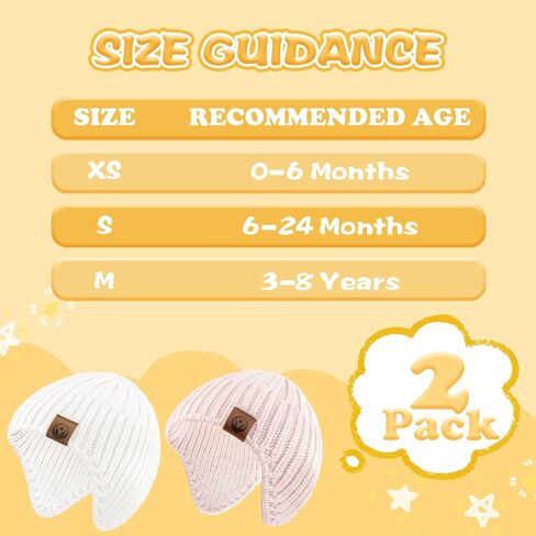 Baby Winter Hat Kids Knit Beanie with Ears Girls Warm Hats for Boy Toddler Beanies Earflap Girl Infant Hat in Saudi Arabia