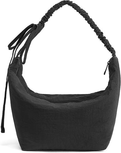 CORALDAISY Crescent Bag Hobo Crossbody Bags for Women Tote Handbag Ruched Shoulder Bag Lightweight Casual Sling Bag in Saudi Arabia