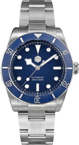 San Martin Men Watch SN0138G, 37 mm 20 Bar Diver Watch NH35 Automatic Mechanical Luxury Diving Waterproof BB54 Wrist Watch in Kuwait