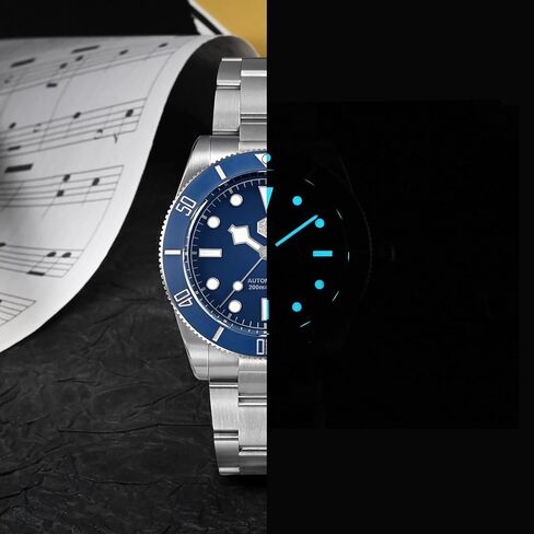 San Martin Men Watch SN0138G, 37 mm 20 Bar Diver Watch NH35 Automatic Mechanical Luxury Diving Waterproof BB54 Wrist Watch in Kuwait