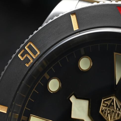 San Martin Men Watch SN0138G, 37 mm 20 Bar Diver Watch NH35 Automatic Mechanical Luxury Diving Waterproof BB54 Wrist Watch in Kuwait