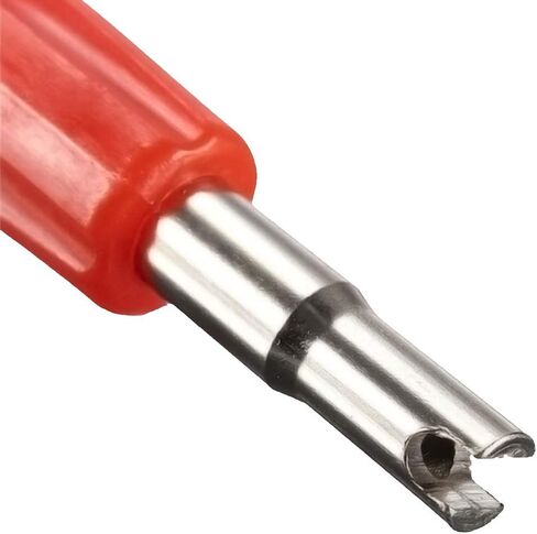 مجموعة أدوات إصلاح الإطارات 2 في 1 من لانتي مع مزيلات أساسية للصمام و100 نواة جذعية بديلة للصمام - مثالية للسيارات والشاحنات والدراجات النارية والمزيد in Kuwait