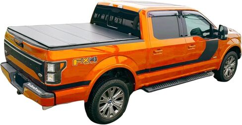 غطاء تونيو للشاحنة رباعية الطي متوافق مع سرير قصير 1999-2024 Ford F250 F350 Super Duty بطول 6.8FT.XY1005... in Kuwait