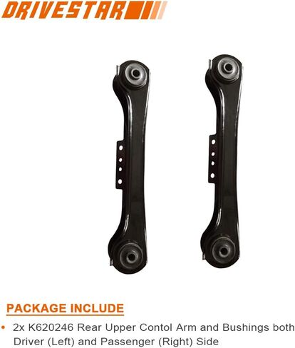 DRIVESTAR 2PCS K620246 Rear Upper Driver and Passenger Side Control Arms with Bushing, fit 1993-1998 for Jeep Grand Cherokee, 1997-2007 for Jeep Wrangler, 1997-2006 for Jeep TJ in Saudi Arabia
