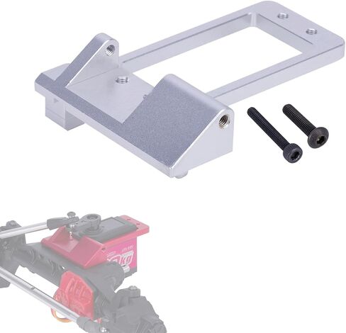 حامل مؤازر SCX10 III، محور أمامي من الألومنيوم، حامل مؤازر BAT مركز ثقل منخفض لسيارة RC 1/10 SCX10 III AR45P أجزاء ترقية هيكل LCG (أسود) in Kuwait