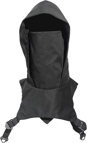 Halloween Adult Hooded Cape Hat Cowl Scarf Neck Warmer Cap Pirate Assassin Cosplay Costume Gothic Punk Headwear in Saudi Arabia