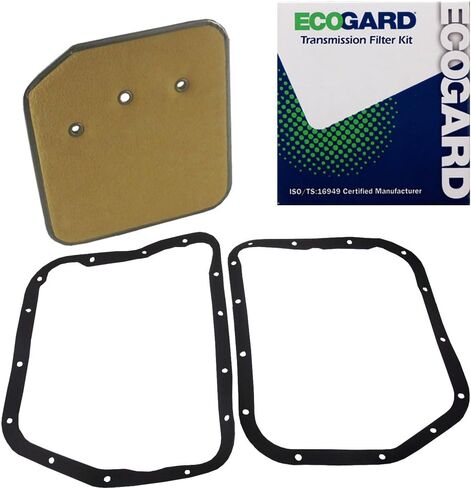 مجموعة فلتر ناقل الحركة الأوتوماتيكي الاحترافي الفاخر من ECOGARD XT233 تناسب جيب رانجلر 4.0 لتر 1991-2002، جراند شيروكي 4.0 لتر 1994-2000، رانجلر 2.5 لتر 1987-2002، جراند شيروكي 5.2 لتر 1994-1997 in Saudi Arabia