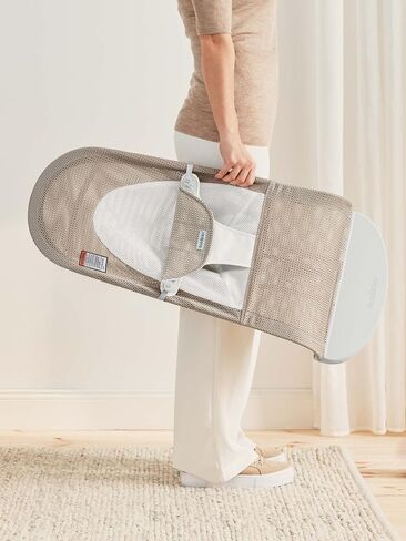 BabyBjörn Bouncer Balance Soft, Woven/Jersey, Dark Grey/Grey in Kuwait