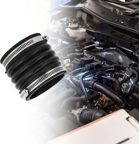 Air Intake Hose Tube with Clamps, No.17881AA010 for Toyota Camry 2002-2006 for Lexus ES330 V6 202 3.3L 2004-2006 Black, 1 Pc in Saudi Arabia