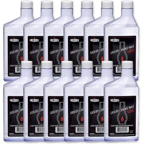 Hollowick Liquid Wax Lamp Fuel Gallon Jug - HFO-GAL (4/case) - Clear - NOT for Home Consumer USE