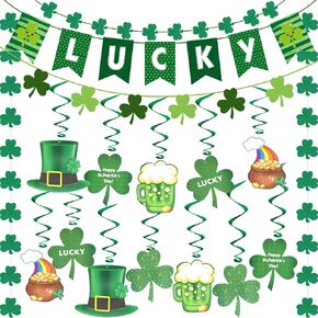 OLANRUN St Patricks Day Decorations, Hanging St Patricks Day Decor for Home Office Classroom Saint Patrick Party Supplies in Saudi Arabia