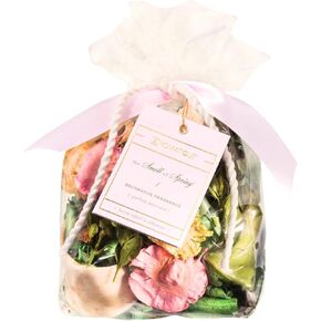 Aromatique Smell of Spring Scented Potpourri Bag 6oz - Decorative Centerpiece Home Fragrance Decor Sachet Botanicals, Long Lasting Room Air Freshener Deodorizer Catchall Bowl Filler Decoration Gifts