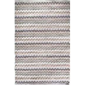 Chenille Bath Mat Rug 24x36 inch- 100% Cotton Soft Absorbent and Machine Washable Shower Bath Rug - Linen Combo