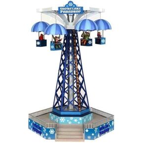 Lemax Carnival-Sights & Sounds: Snowflake Paradrop-(34634-UK), Multi-Colour