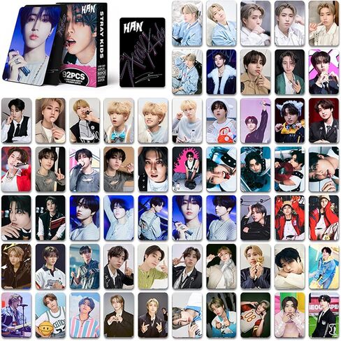 بطاقات صور KPOPBP Stray Kids 92 قطعة SKZ Rock Star ألبوم صور بطاقات KPOP هدية Lomo بطاقات Merch للأولاد والبنات SKZ (FELIX) in Kuwait