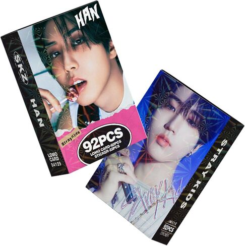 بطاقات صور KPOPBP Stray Kids 92 قطعة SKZ Rock Star ألبوم صور بطاقات KPOP هدية Lomo بطاقات Merch للأولاد والبنات SKZ (FELIX) in Kuwait