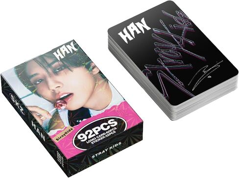 بطاقات صور KPOPBP Stray Kids 92 قطعة SKZ Rock Star ألبوم صور بطاقات KPOP هدية Lomo بطاقات Merch للأولاد والبنات SKZ (FELIX) in Kuwait