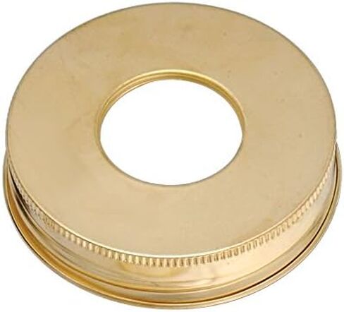 B&P Lamp Replacement Oil and Kerosene Lamp #2 Size Brass Plated Burner with Reduction Collar and Cotton Lamp Wick | Fits Vintage Oil Lamps | Holds a 3 Inch Base Chimney - 2 Pack in Saudi Arabia