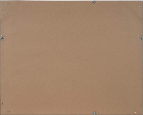 DesignOvation Beatrice Square Framed Oversized Linen Fabric Pinboard, 31" x 31", Rustic Brown, Chic Transitional Wall Organizer in Kuwait