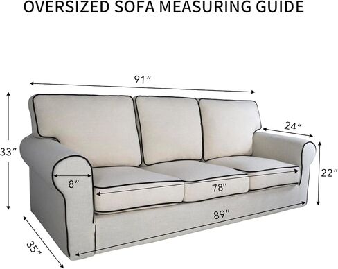 PureFit 100% Dual Waterproof Couch Cover Slipcovers for Couches and Sofas - Stretch Non Slip Fleece Sofa Covers Washable, Leakproof Furniture Protector for Kids, Pets, Dog (Recliner, Beige) in Kuwait