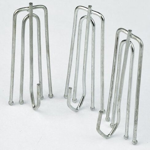 50 pcs Stainless Steel Curtain Pleater Tape Hooks Stainless Curtain Pleat Hook, 4 Prongs Pinch Pleat Hook ClipTraverse Pleater in Saudi Arabia