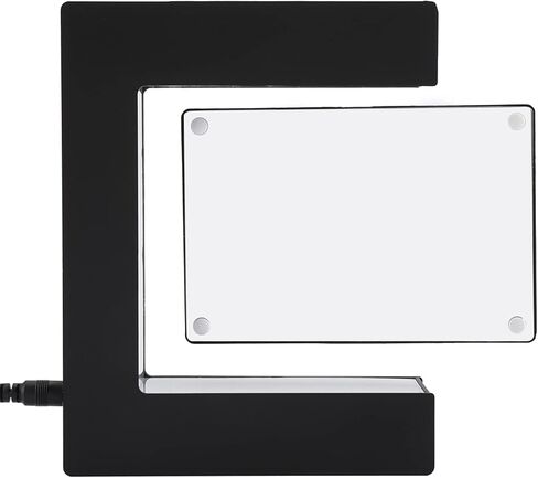 LED Red Heart Magnetic Levitation Photo Frame, Magnetic Levitation Floating Rotating Picture Frame Display Stand for Home Office Wedding Decoration (US) in Saudi Arabia