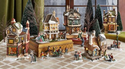 Department 56 Porcelain Dickens' Village Scrooge and Marley Counting House Lit Building, 9.65, Multicolor in Saudi Arabia