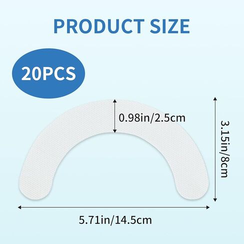 40Pcs Ostomy Barrier Strips for Colostomy Bags, Y-Shaped Barrier Adhesive Strips, Barrier Extender of Ostomy Supplies in Kuwait