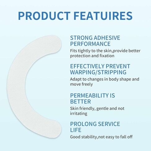 40Pcs Ostomy Barrier Strips for Colostomy Bags, Y-Shaped Barrier Adhesive Strips, Barrier Extender of Ostomy Supplies in Kuwait