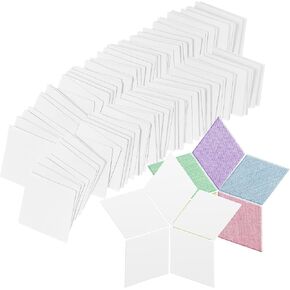Paper Piecing for Quilting DIY Patchwork Sewing Crafts 300Pcs Paper Piecing Quilting Templates Quilting Patchwork Sewing Pattern Papers Quilting Crafting Molds