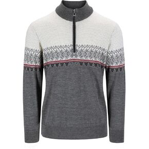 Dale of Norway Hovden Men’s Sweater - 100% Merino Wool Knit Sweater - Men’s Pullover - Ski Sweater - Quarter Zip Pullover Men